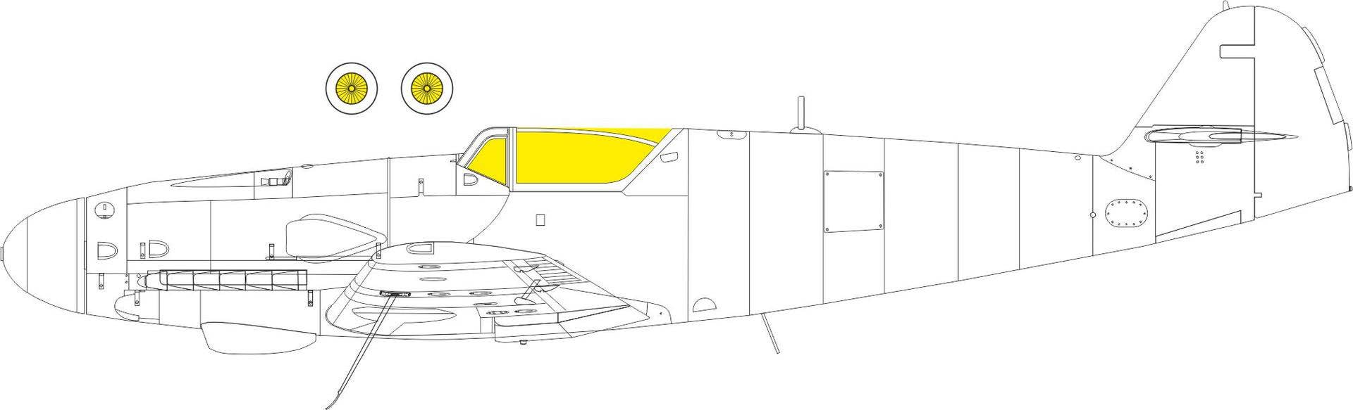 Eduard Bf 109K-4 1/48 Mask for EDUARD | 8591437585526