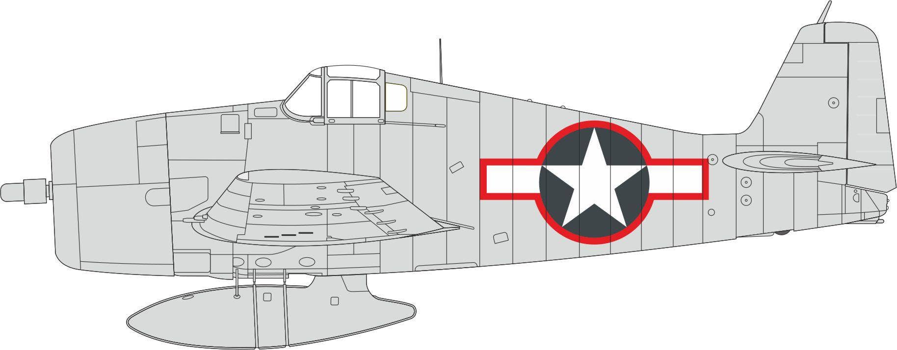 Eduard F6F-3 US national insignia w/ red outline 1/48 Mask for EDUARD | 8591437585533