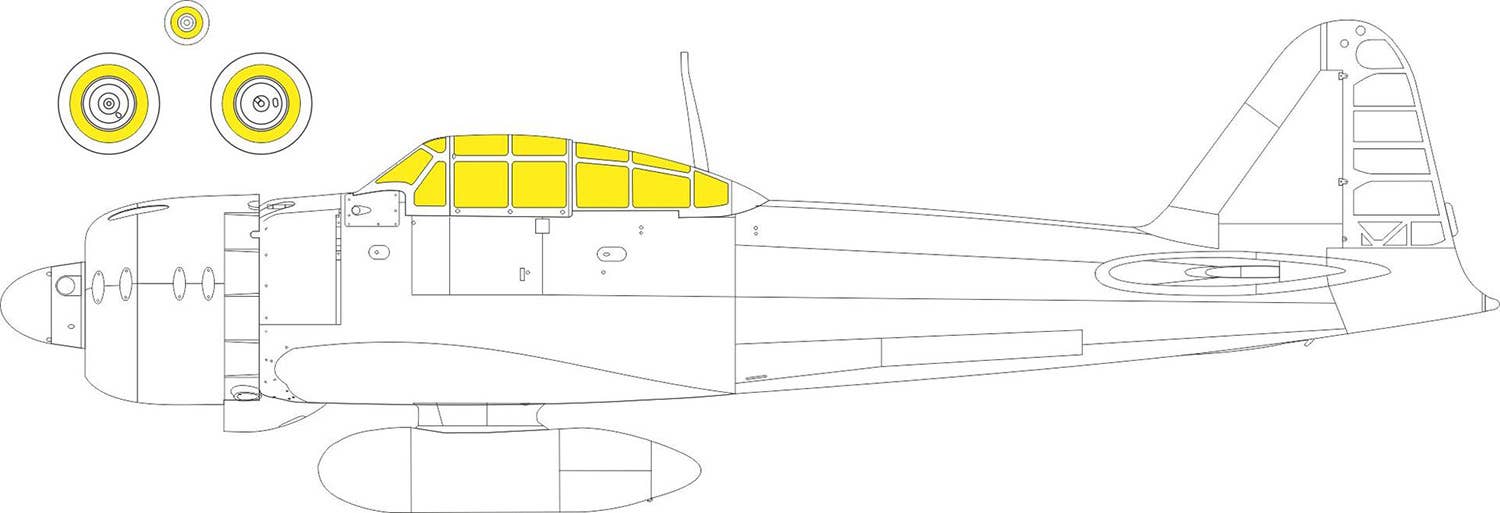 Eduard 1/48 A6M3 Zero Type 32 Weekend [Masks], for EDUARD | 8591437580224