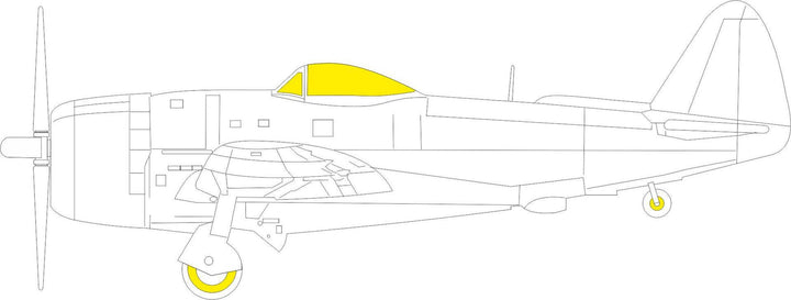 Eduard P-47D-25 1/48 Mask for MINIART | 8591437584826