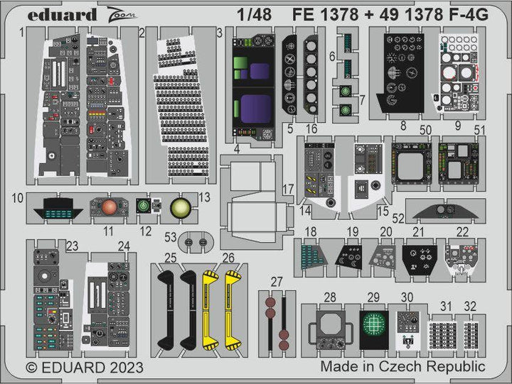 Eduard 1/48 F-4G [Zoom set], for MENG | 8591437581184