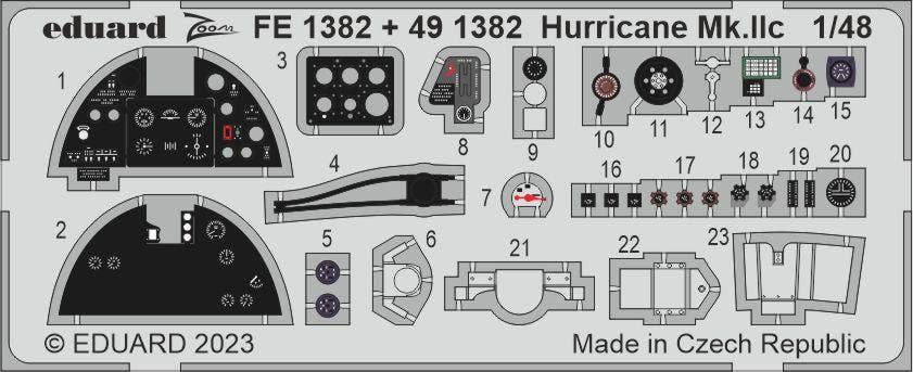 Eduard 1/48 Hurricane Mk.IIc [CZOOM48], for ARMA HOBBY | 8591437581993