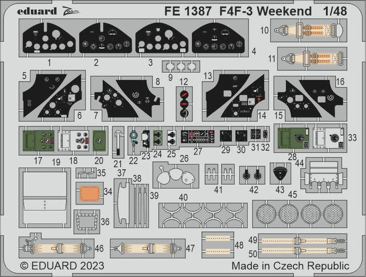 Eduard 1/48 F4F-3 Weekend [CZOOM48], for EDUARD | 8591437582044