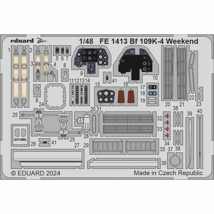 Eduard Bf 109K-4 Weekend 1/48 Zoom set for EDUARD | 8591437585472
