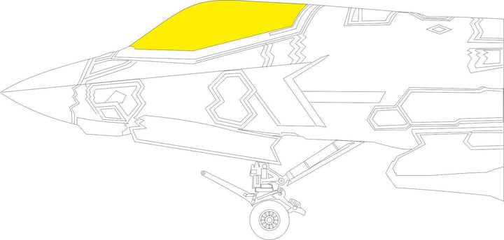 Eduard F-35B 1/32 Mask for TRUMPETER | 8591437584833