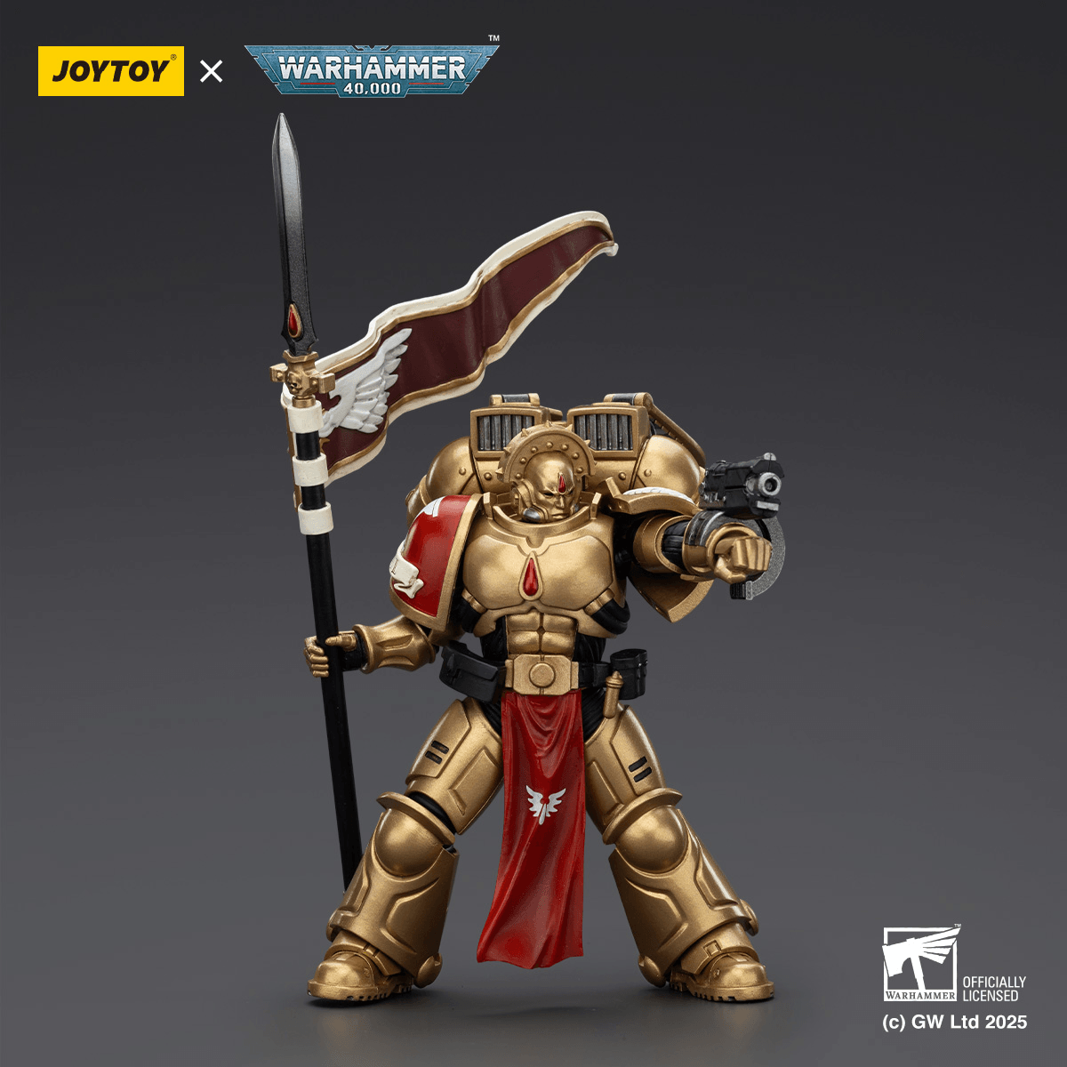 Blood Angels Sanguinary Guard 3 with Angelus Boltgun and Encarmine Spear | 6927054401864