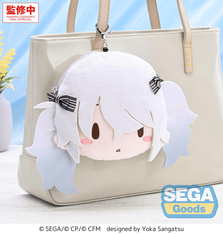 fuwa petit "HATSUNE MIKU: COLORFUL STAGE!" Face Pouch with Reel "Empty SEKAI Hatsune Miku" | 4582733459943