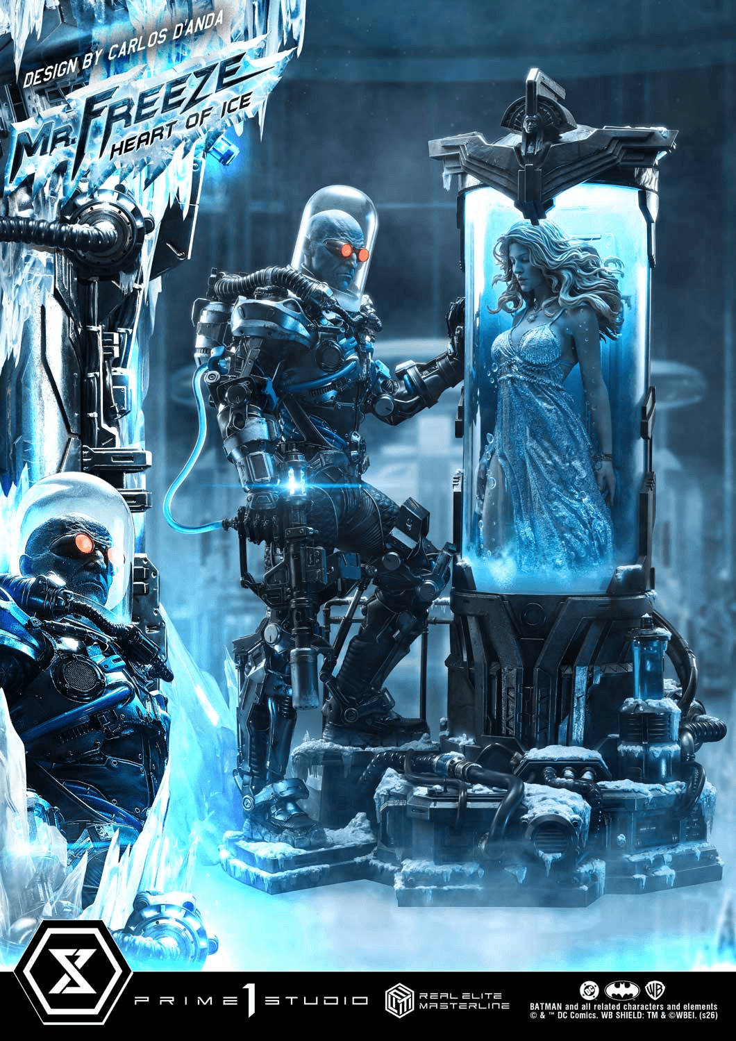Real Elite Masterline Batman (Comics) Mr. Freeze Heart of Ice (Design by Carlos D'Anda)