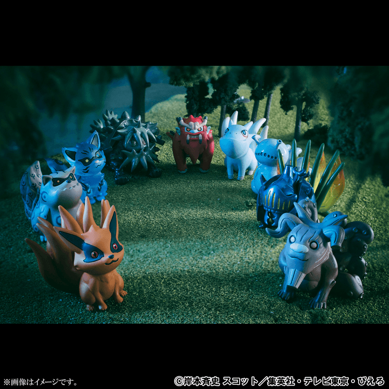 TAITO G.E.M. Series GAIDEN NARUTO SHIPPUDEN UZUMAKI NARUTO & BIJU SET (Repeat)