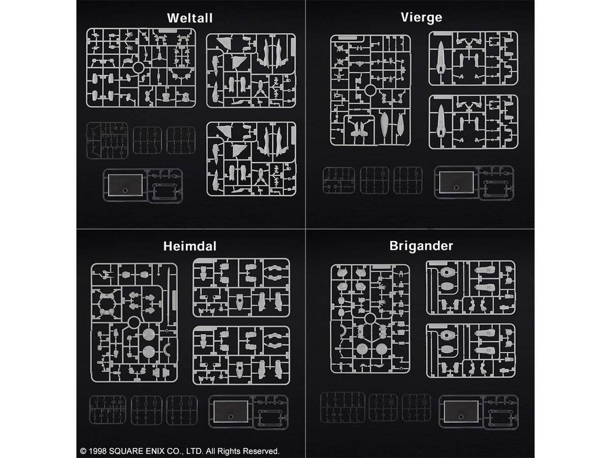 SQUARE ENIX XENOGEARS  STRUCTURE ARTS  1/144 Scale Plastic Model Kit Series Vol. 1 | 4988601348409