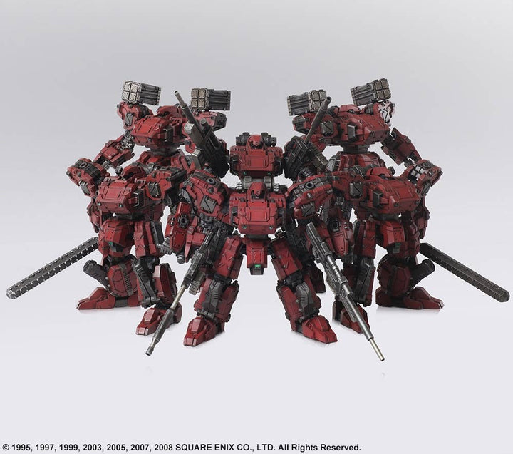 SQUARE ENIX FRONT MISSION STRUCTURE ARTS 1/72 Scale Plastic Model Kit Series Vol. 2 FROST HELL'S WALL VARIANT 6 Unit Set | 4988601358545