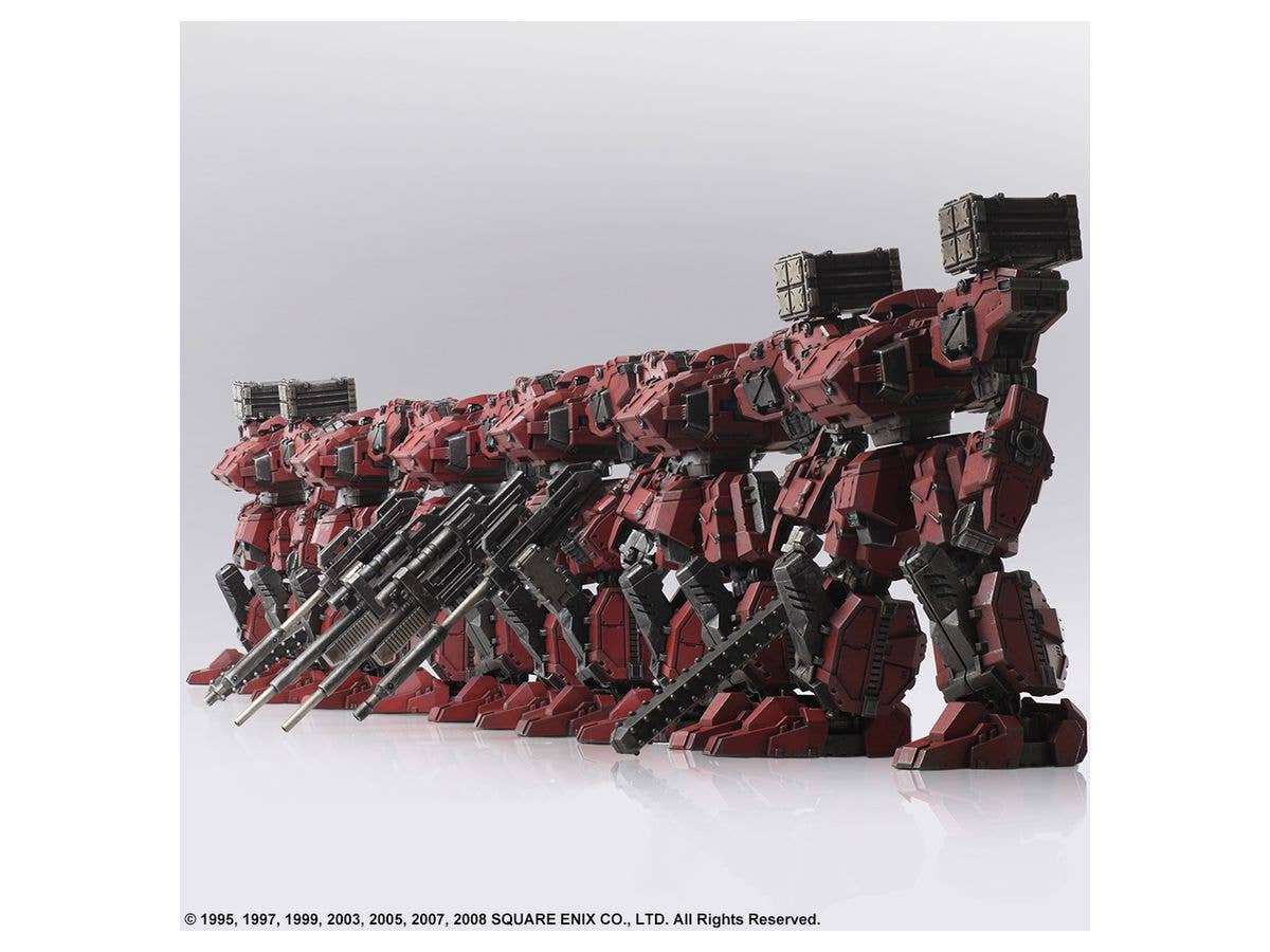 SQUARE ENIX FRONT MISSION STRUCTURE ARTS 1/72 Scale Plastic Model Kit Series Vol. 2 FROST HELL'S WALL VARIANT 6 Unit Set | 4988601358545