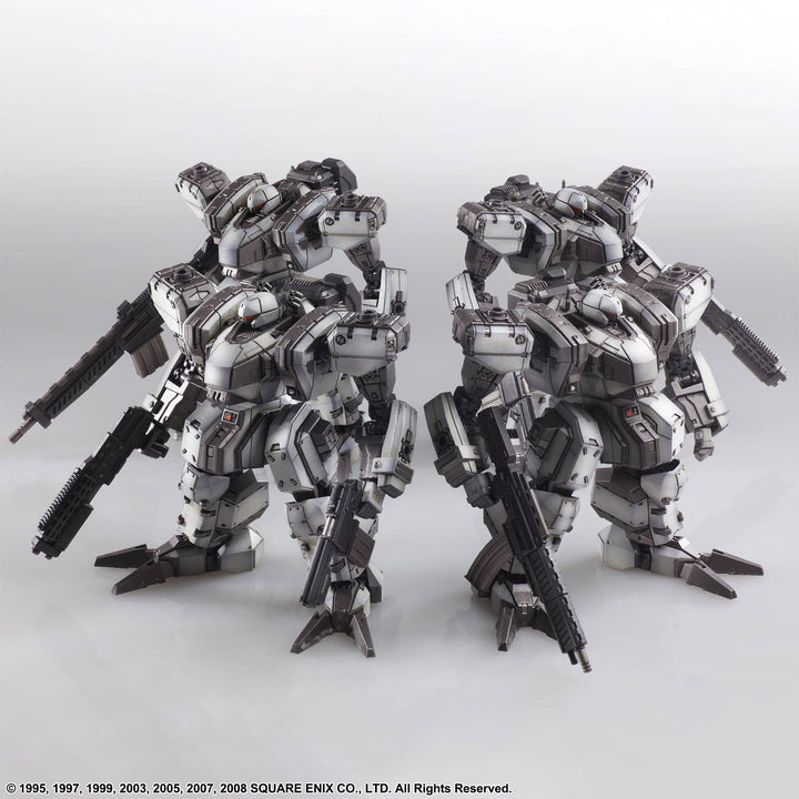 SQUARE ENIX FRONT MISSION STRUCTURE ARTS 1/72 Scale Plastic Model Kit Series Vol 4 ZENITH DV WHITE COLOR VARIANT 4 Unit Set | 4988601365437