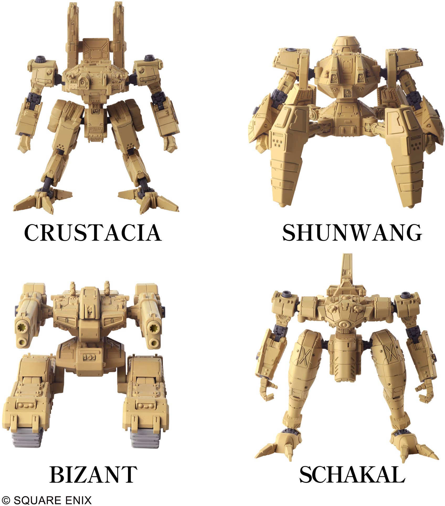 SQUARE ENIX FRONT MISSION STRUCTURE ARTS  1/72 Scale Plastic Model Kit Series Vol. 6 | 4988601373272