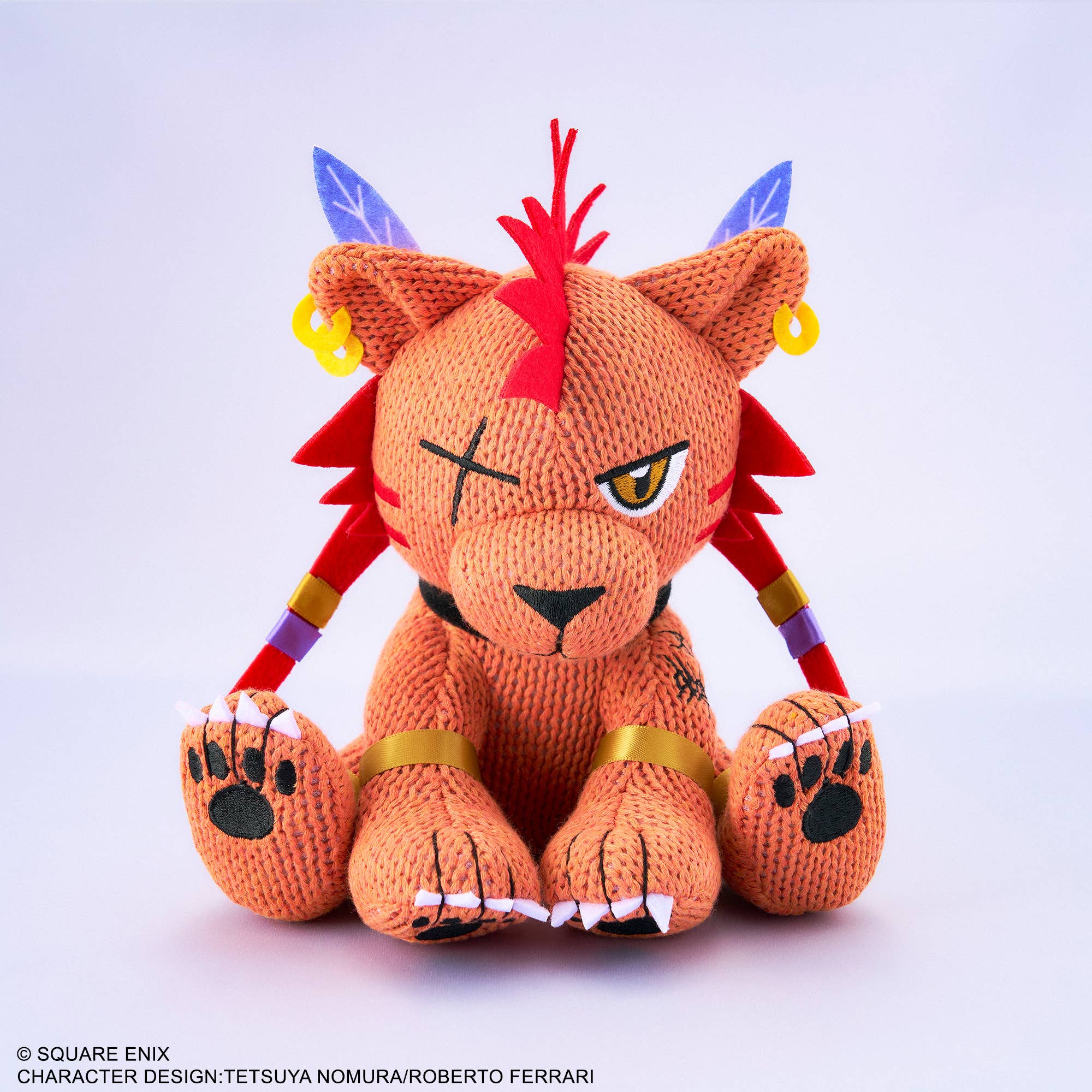 SQUARE ENIX FINAL FANTASY VII REMAKE KNITTED PLUSH - RED XIII | 4988601375504
