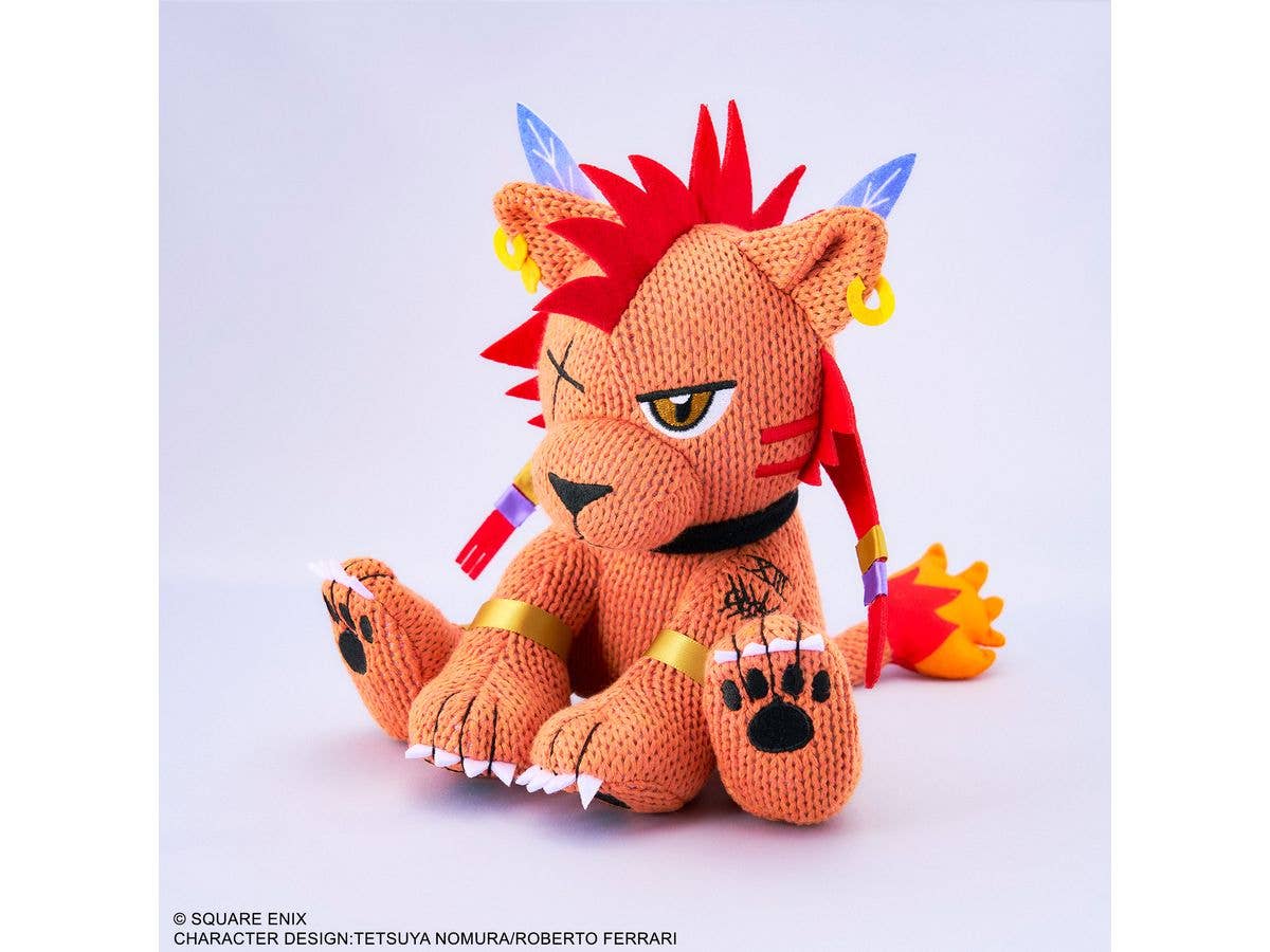 SQUARE ENIX FINAL FANTASY VII REMAKE KNITTED PLUSH - RED XIII | 4988601375504