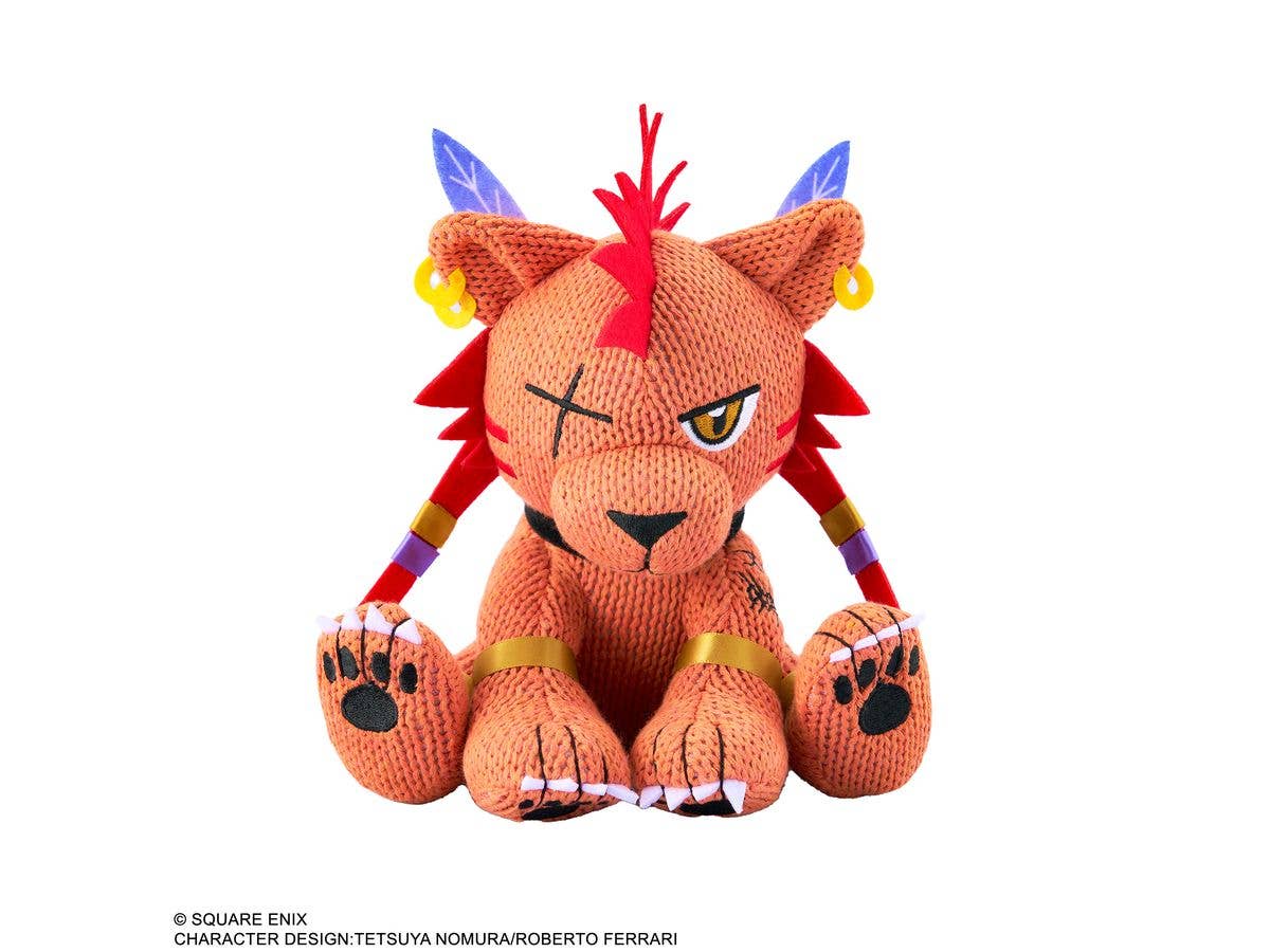 SQUARE ENIX FINAL FANTASY VII REMAKE KNITTED PLUSH - RED XIII | 4988601375504