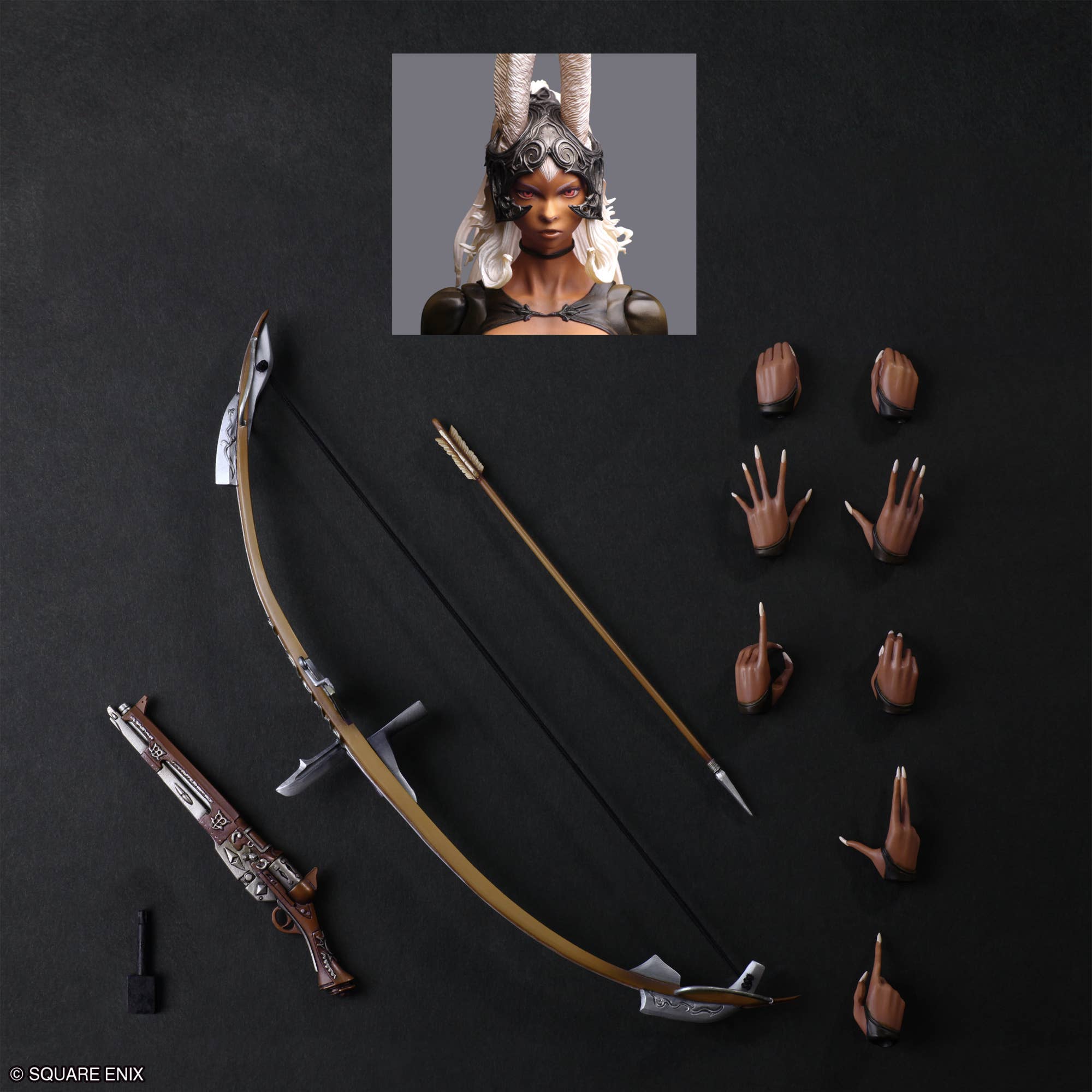 FINAL FANTASY XII  PLAY ARTS SHIN Action Figure  - FRAN | 4988601390101