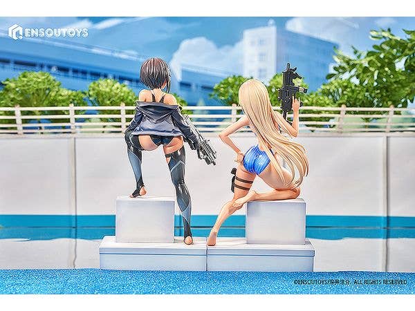 ENSOUTOYS ARMS NOTE Swim Team Bucho-chan and Kohai-chan Set | 4580416926911