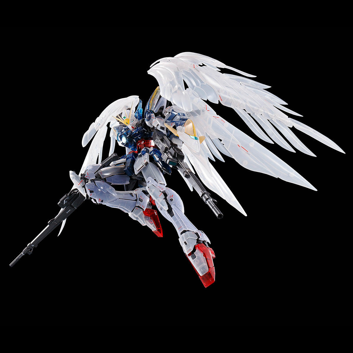 P-Bandai MG 1/100 The Gundam Base Limited Wing Gundam Zero EW Ver.Ka [Clear Color]