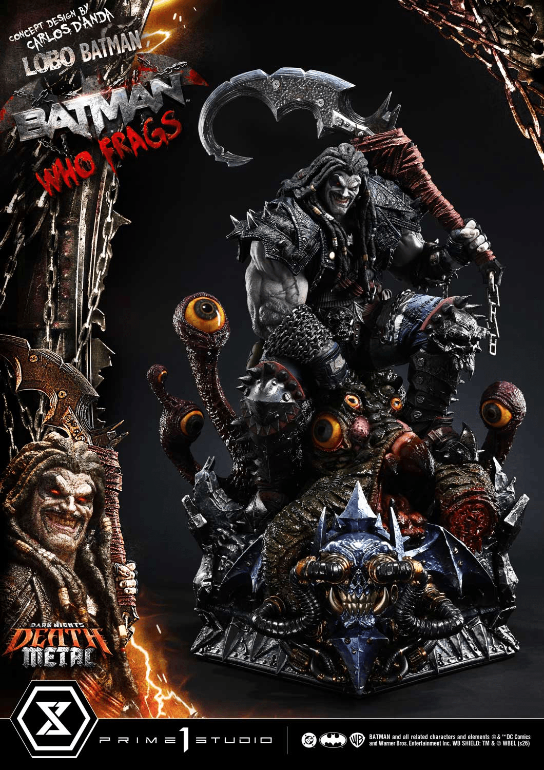 Museum Masterline Dark Nights: Death Metal (Comics) Lobo Batman: Batman Who Frags (Concept design by Carlos D'Anda)