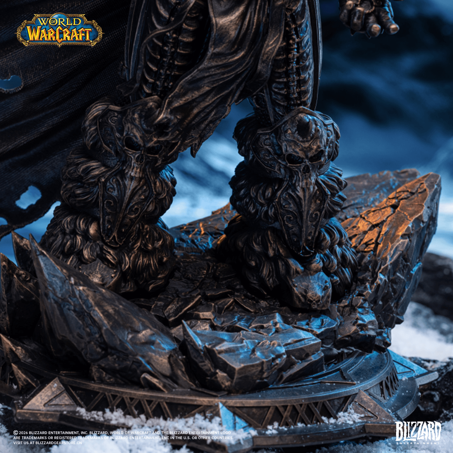 Blizzard World of Warcraft® the Lich King 1/10 Scale Bronze-Colored Edition Statue