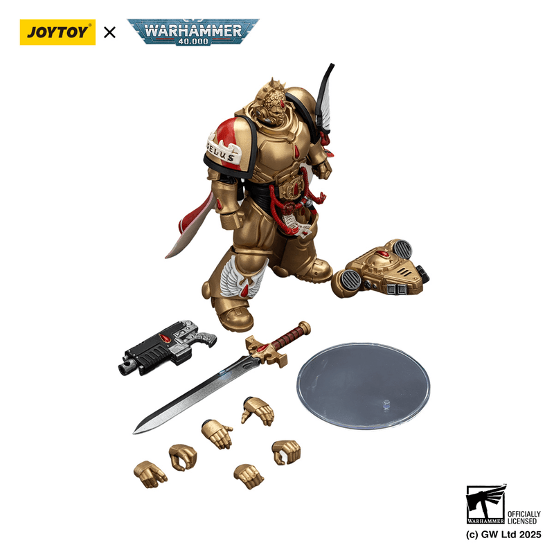 JOYTOY Blood Angels Captain with Heavy Bolt Pistol & Power Sword