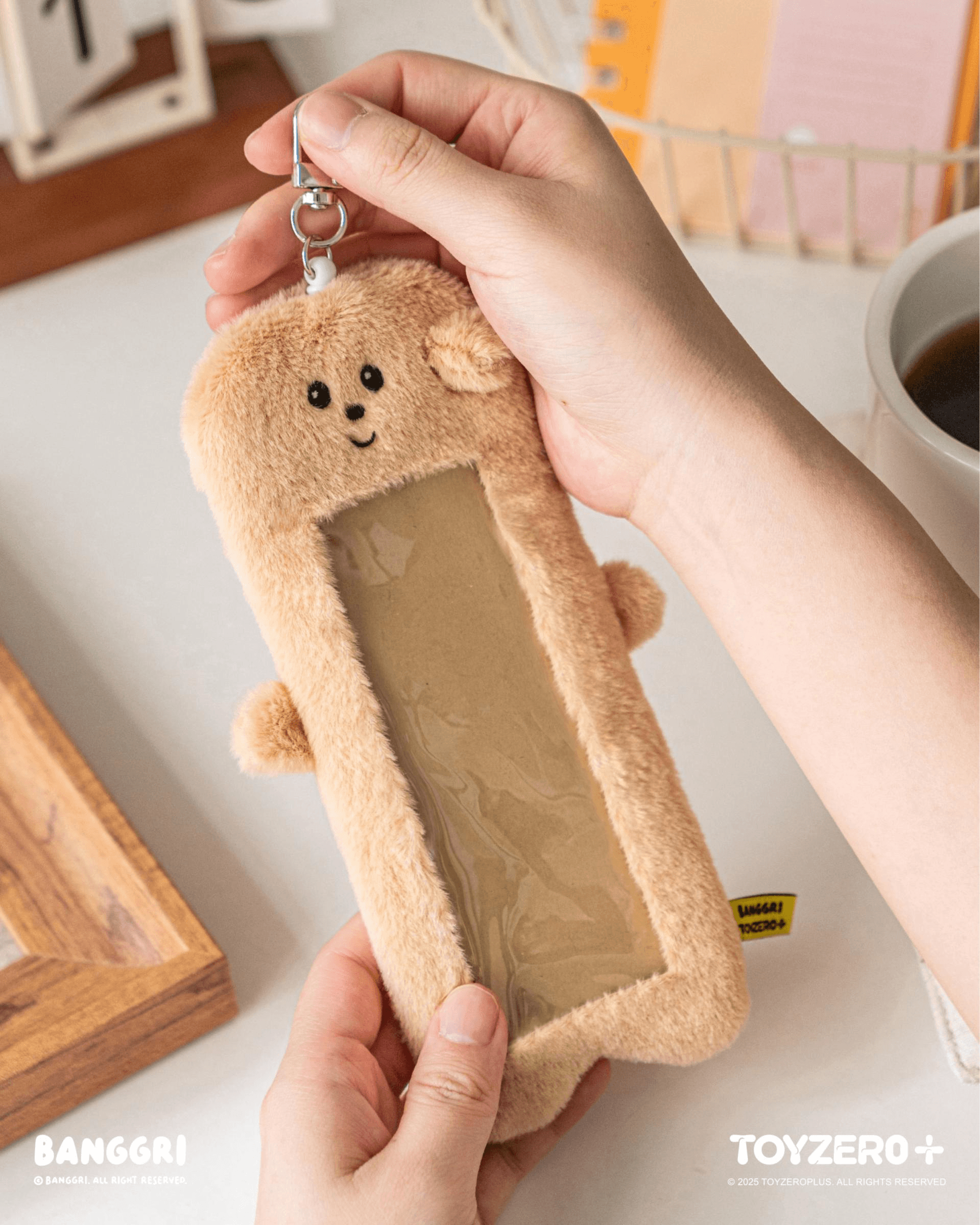 BANGGRI Generic Series - Plush Photocard Case Keychain (Gingae ver.) | 6978531761131