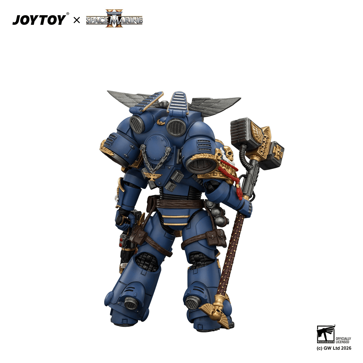Game Edition Ultramarines Assault Intercessor with Jump Pack, Thunderhammer and Neo-volkite Pistol | 6927054404421