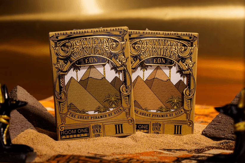 The Great Pyramid of Giza Playing Cards - Half Brick Set