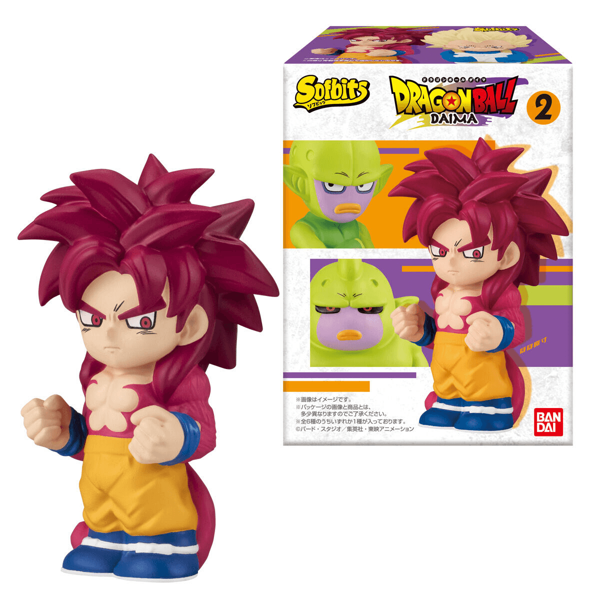 Sofbits Dragon Ball Volume 2 "Dragon Ball Daima" (Box/10), Bandai Shokugan Sofbits