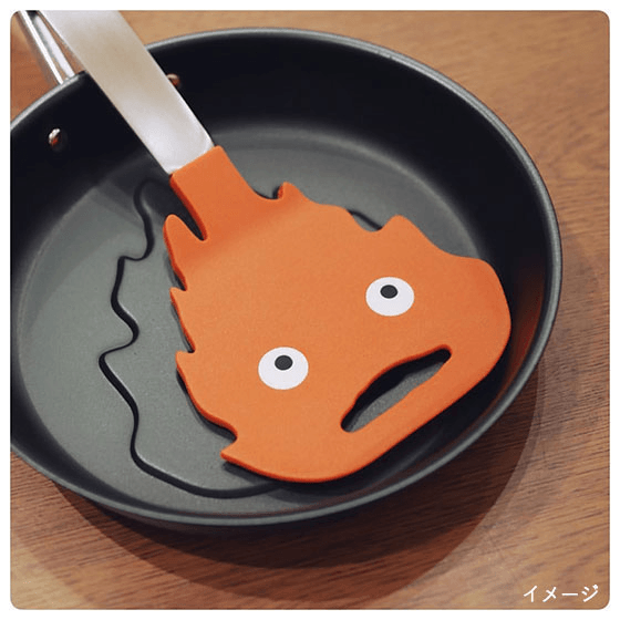 Calcifer Kitchen Tool Spatula "Howl's Moving Castle" (Box/6) | 4990593453047