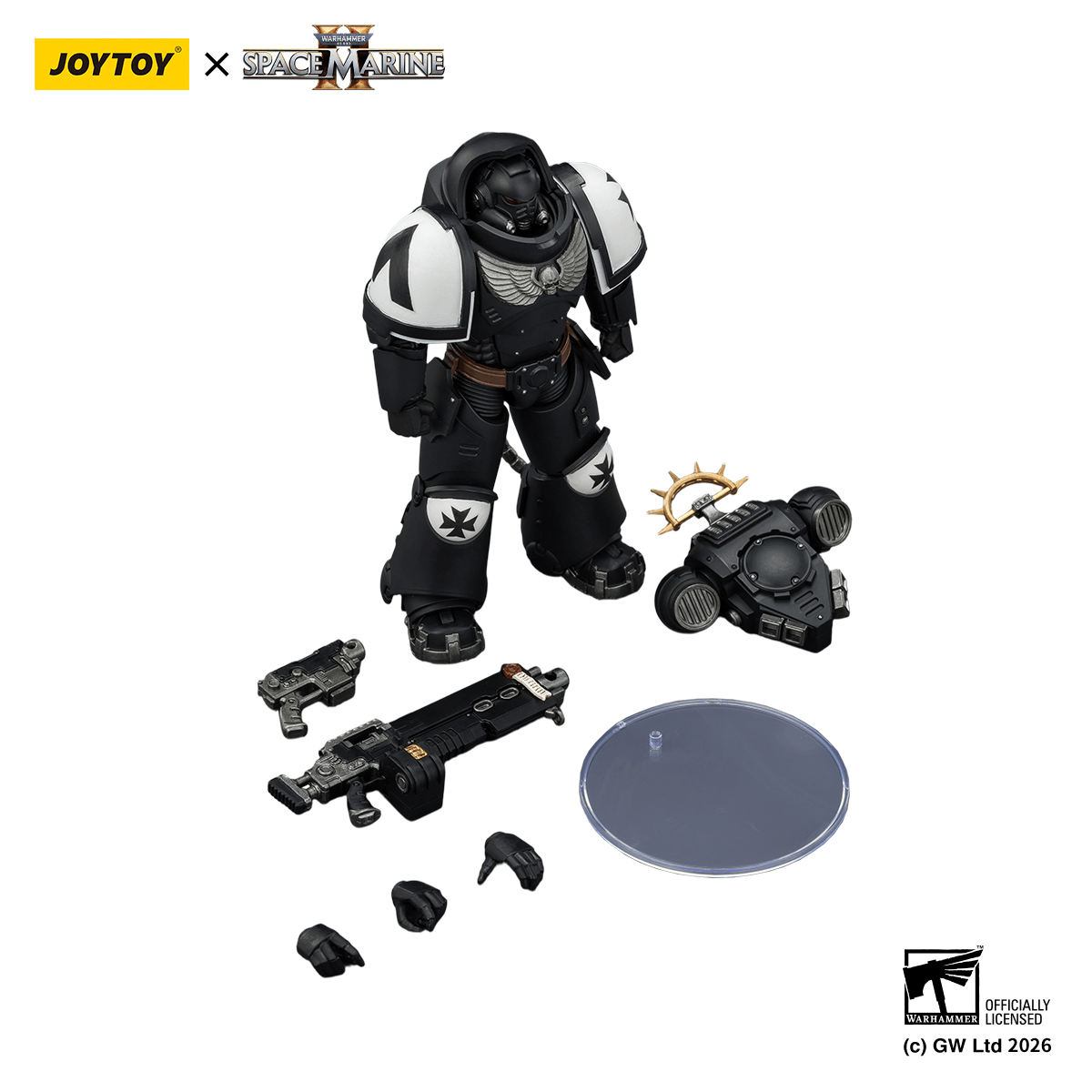 Game Edition Black Templars Heavy Intercessor with Heavy Bolt Rifle and Bolt Pistol | 6927054403721