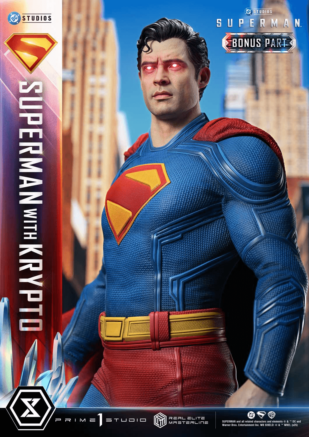 Real Elite Masterline Superman (2025 Film) Superman with Krypto Bonus Version | 4582647123022