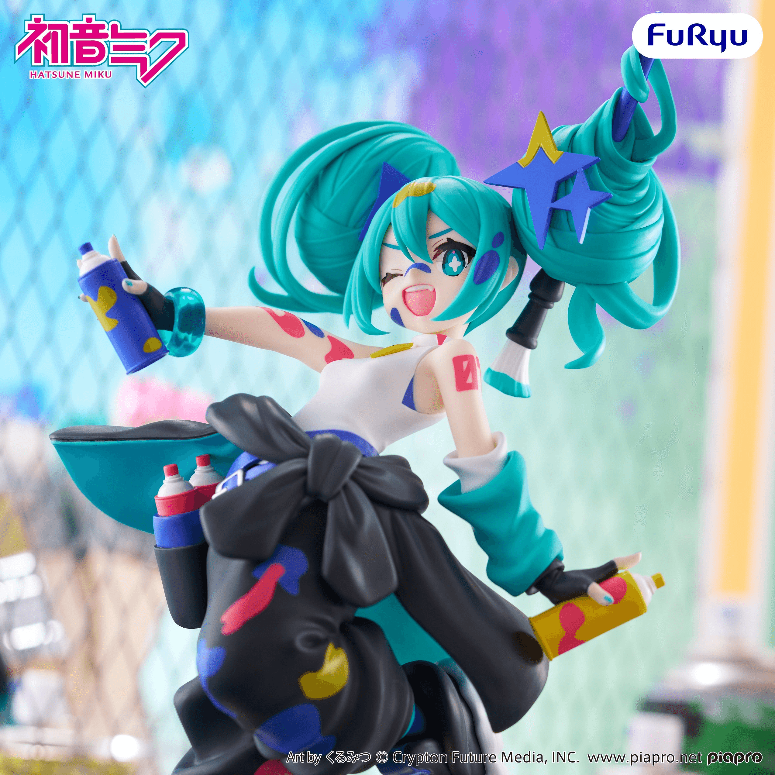 Hatsune Miku Muchute Figure -Paint Girl Another Color ver.- | 4571623512974