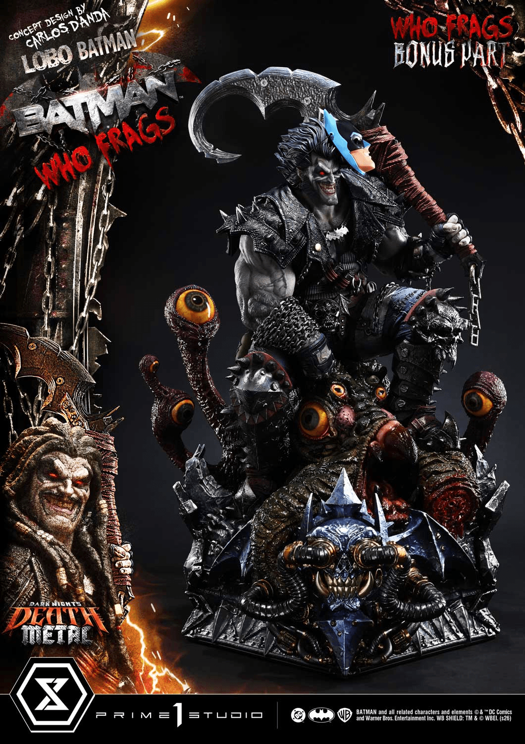 Museum Masterline Dark Nights: Death Metal (Comics) Lobo Batman: Batman Who Frags (Concept design by Carlos D'Anda) DX Bonus Version
