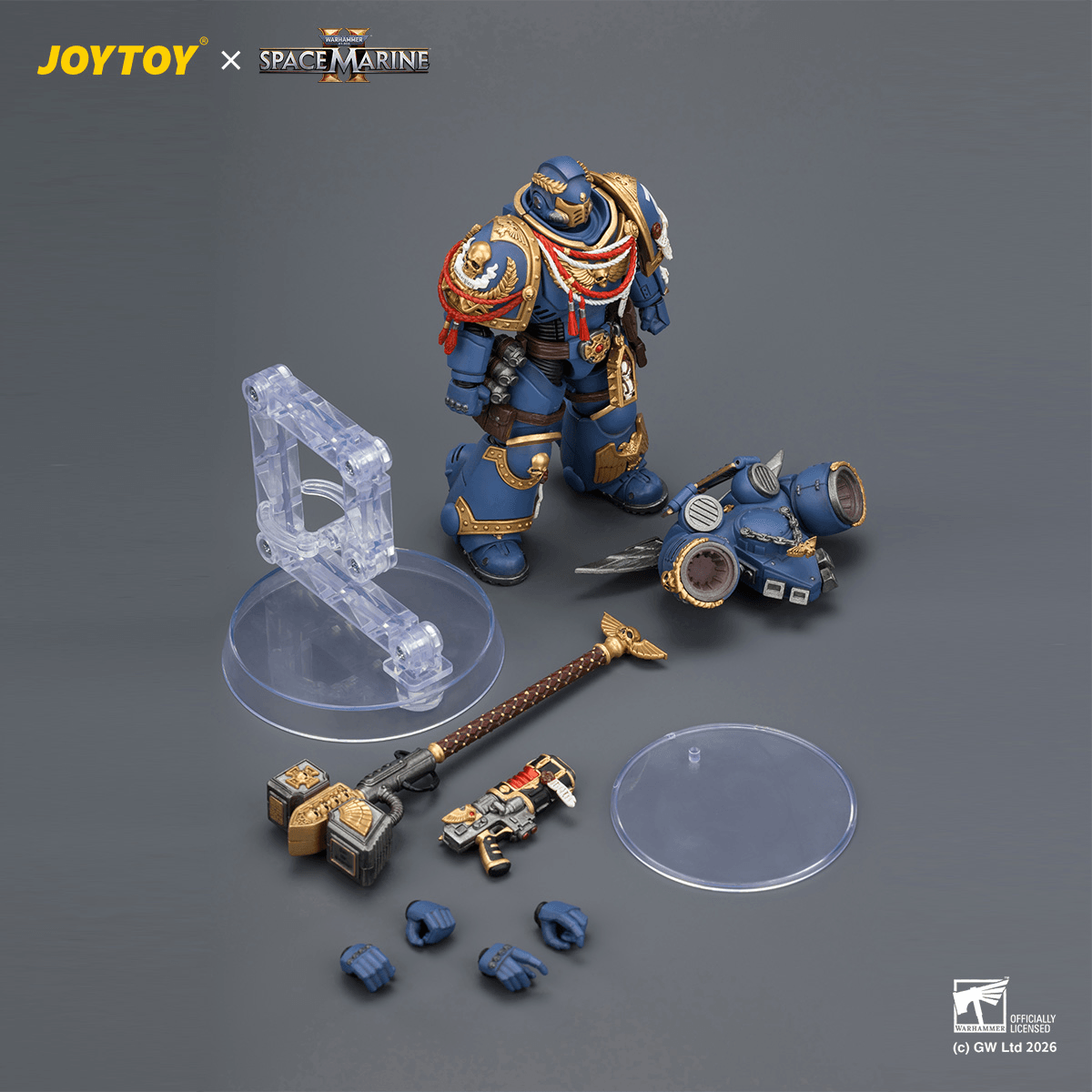Game Edition Ultramarines Assault Intercessor with Jump Pack, Thunderhammer and Neo-volkite Pistol | 6927054404421