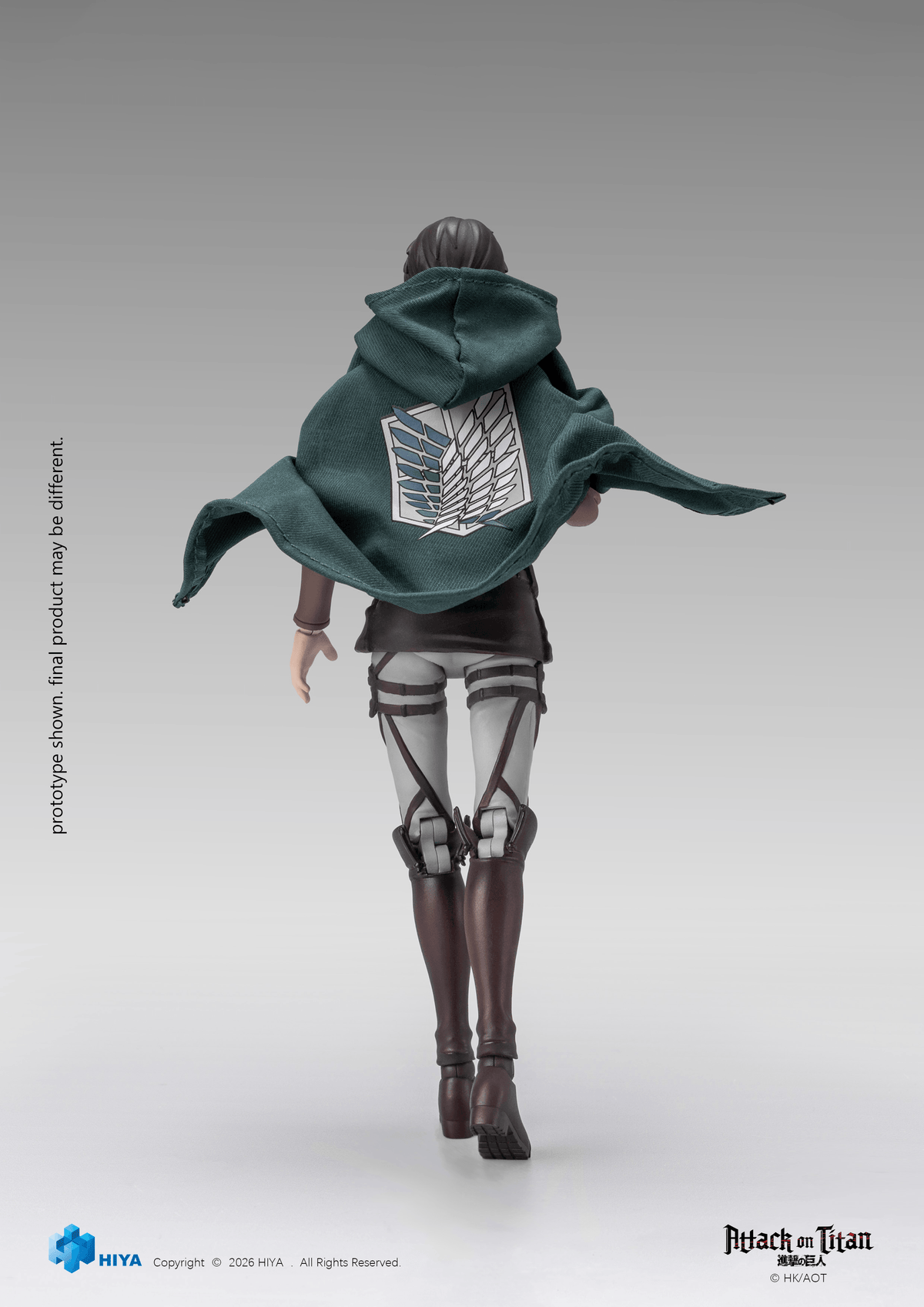 HIYA Exquisite Basic Series 1/12 5.9 Inch Attack on Titan 1-3 Eren Yeager Action Figure