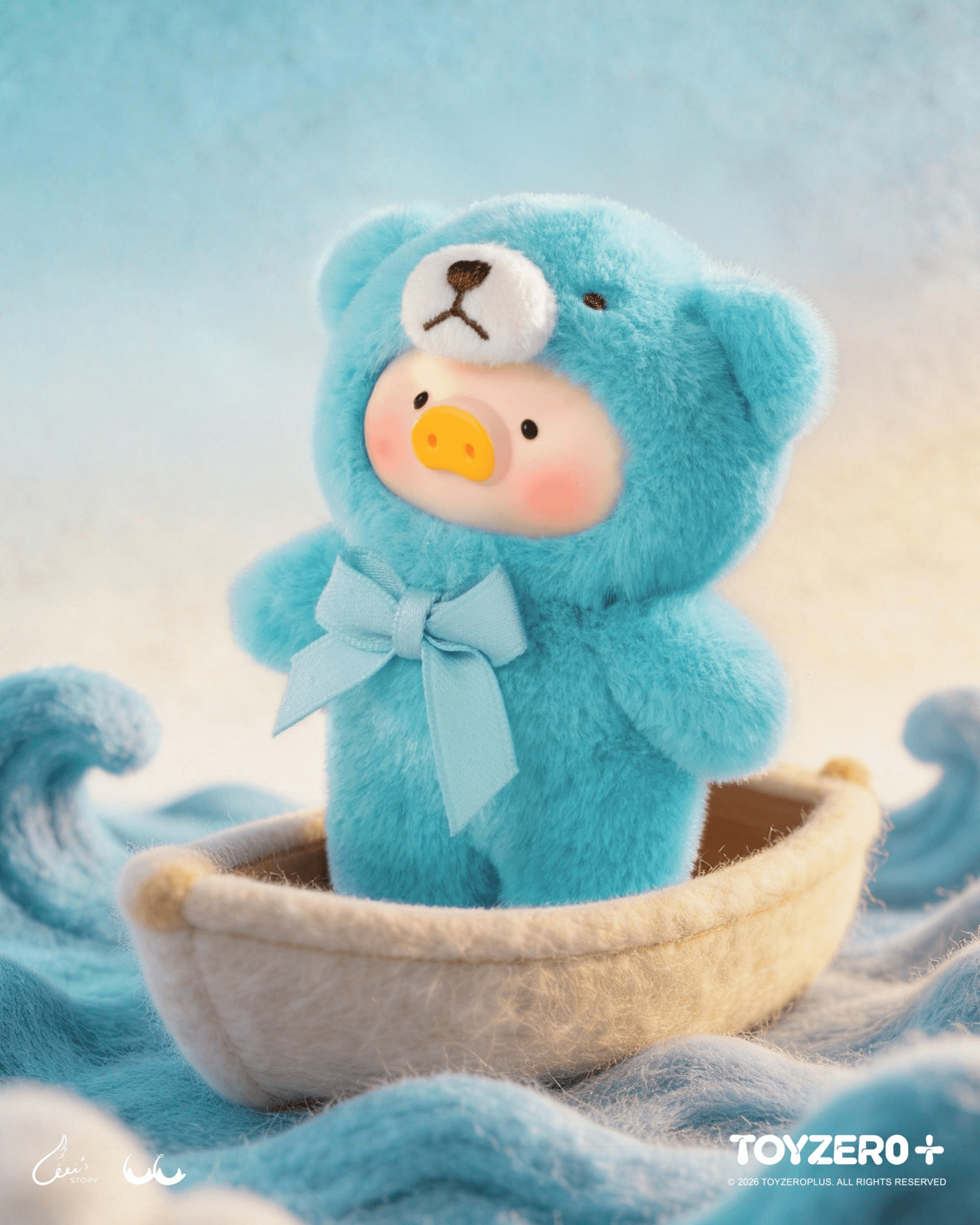 LuLu the Piggy - Teddy Mini's Whispers of Nature Series Plush Phone Charm Blindbox (Box of 12)(6978531762312)