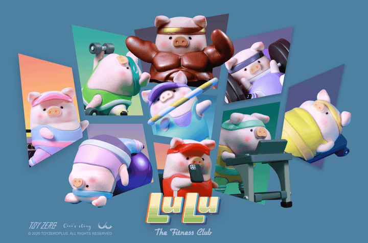 LuLu the Piggy - Fitness Club Series (Blind Box) (Box of 8)