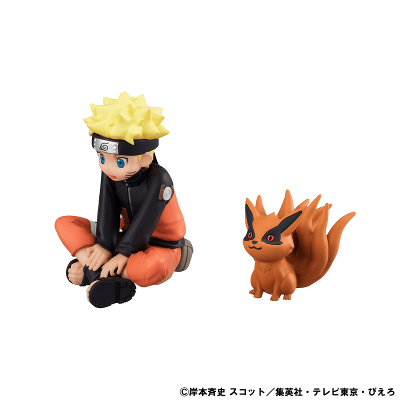TAITO G.E.M. Series GAIDEN NARUTO SHIPPUDEN UZUMAKI NARUTO & BIJU SET (Repeat)