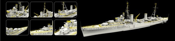 Flyhawk Model 1/700 Light Cruiser Chung King