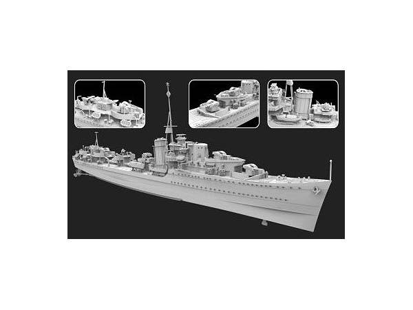 Flyhawk Model 1/700 HMS Lance 1941 (Deluxe Edition) | 6921970400901