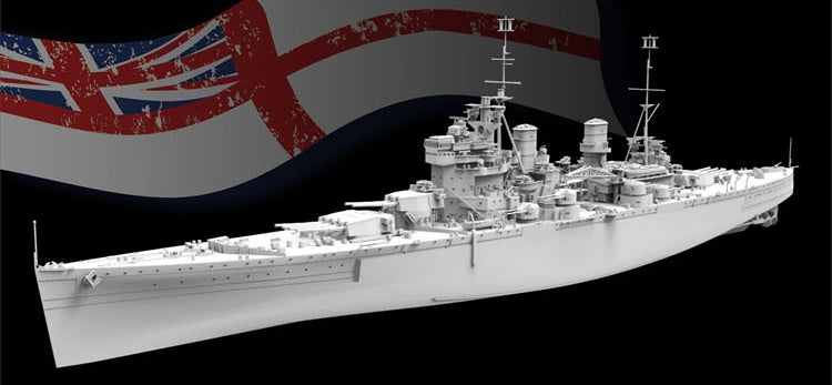 Flyhawk Model 1/700 HMS Prince of Wales December 1941 (Deluxe Edition)