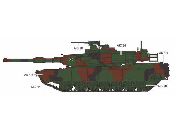 Flyhawk Model 1/72 M1A2 SEP Main Battle Tank | 6921970400468