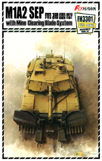 Flyhawk Model 1/72 M1A2 SEP with Mine Clearing Blade System | 6921970400697