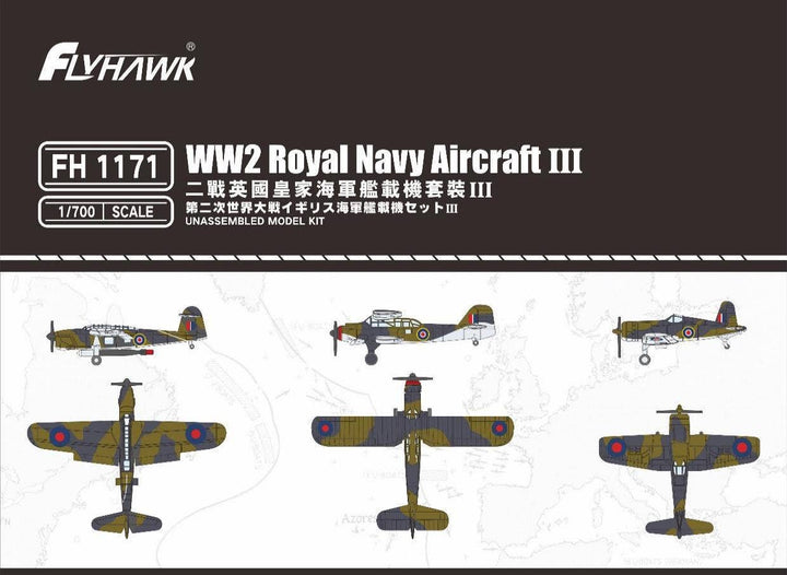 Flyhawk Model 1/72 WW2 Royal Navy Aircraft III | 6921970402028