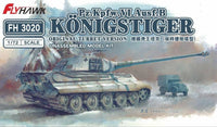Flyhawk Model 1/700 Pz.Kpfw.Vi Ausf.B Konigstiger(Original Turret Version) | 6921970402257
