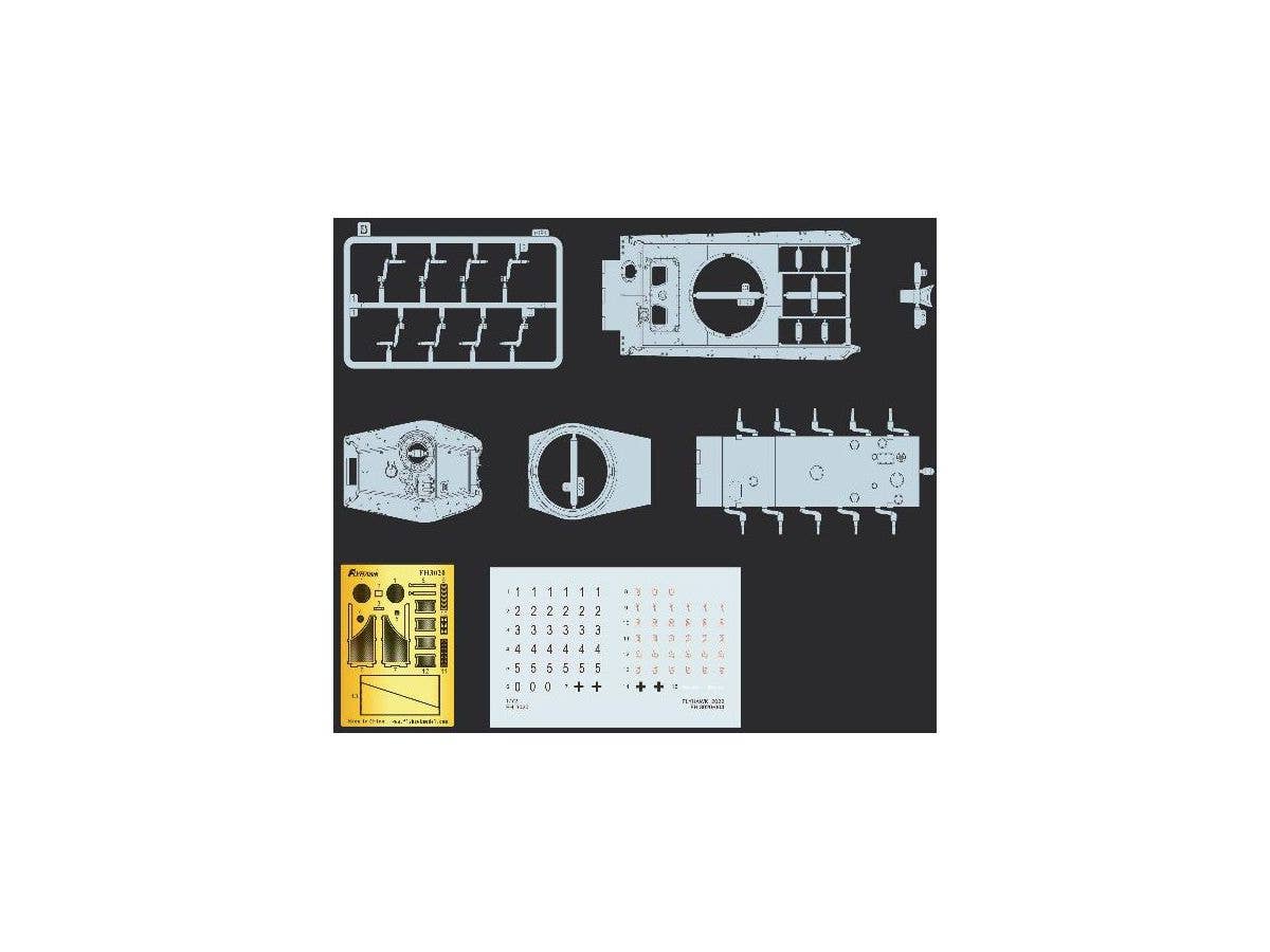 Flyhawk Model 1/700 Pz.Kpfw.Vi Ausf.B Konigstiger(Original Turret Version) | 6921970402257