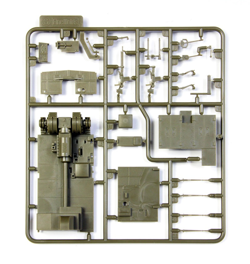 FineMolds 1/35 IJA Type 3 SPG Ho-Ni III Tank Destroyer Interior & Caterpillar Set | 4536318357209